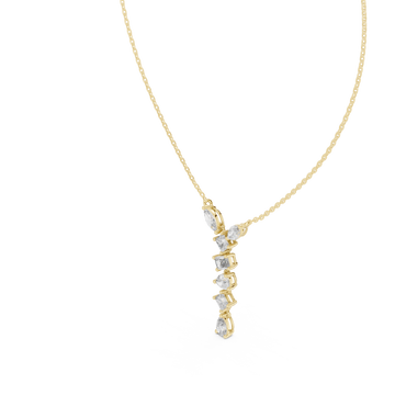 Gold Midnight Poise Necklace Right View