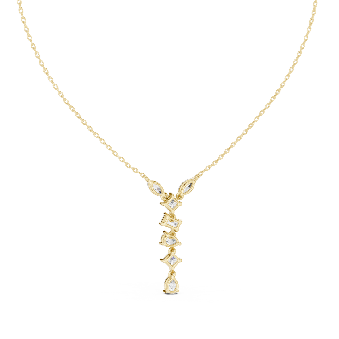 Gold Midnight Poise Necklace Right View