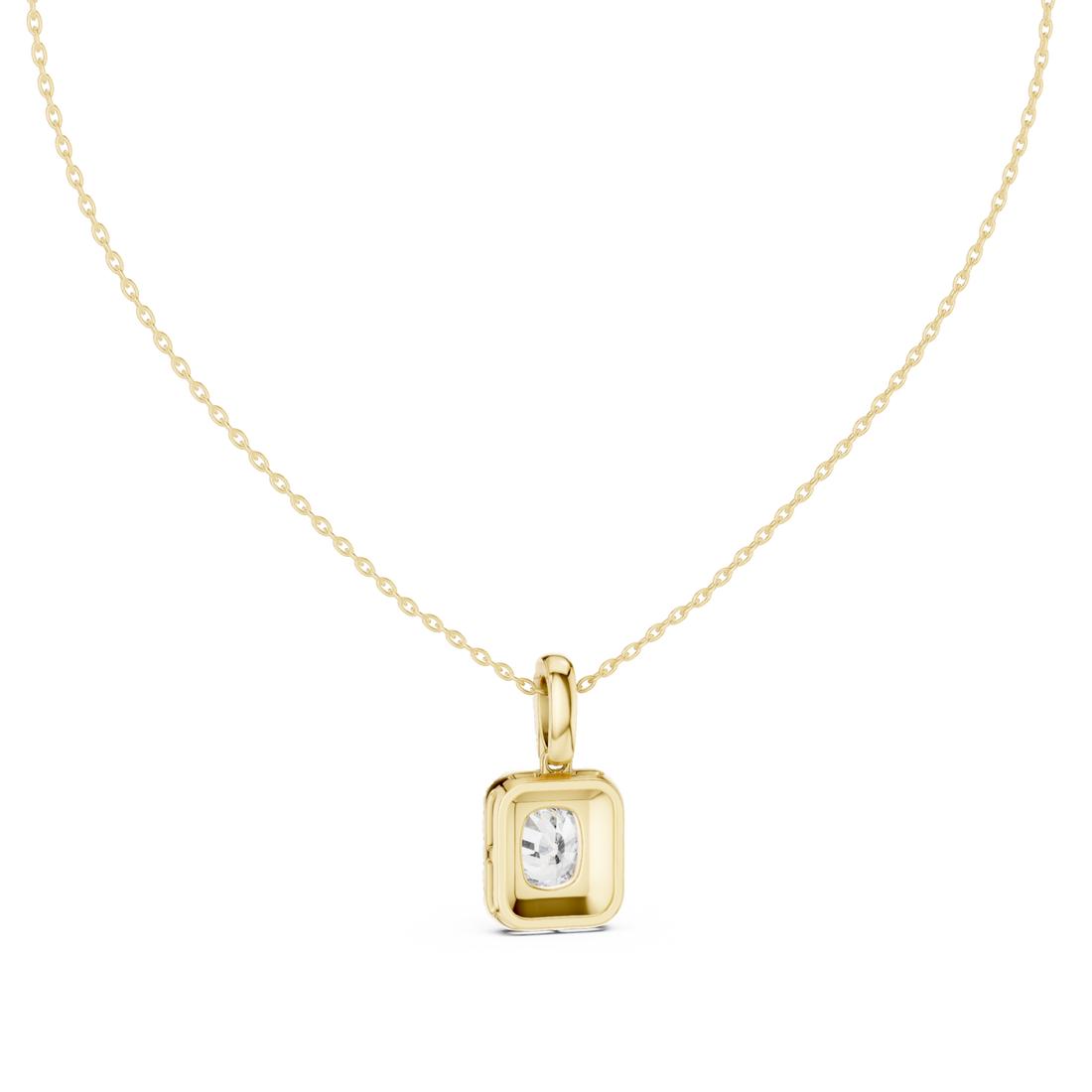 Gold Eternal Charm Radiant Pendant Right View