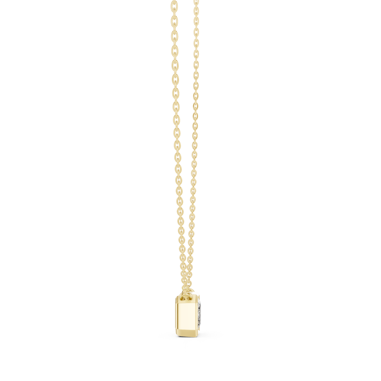  Gold Pure Horizon Chic Pendant Side View
