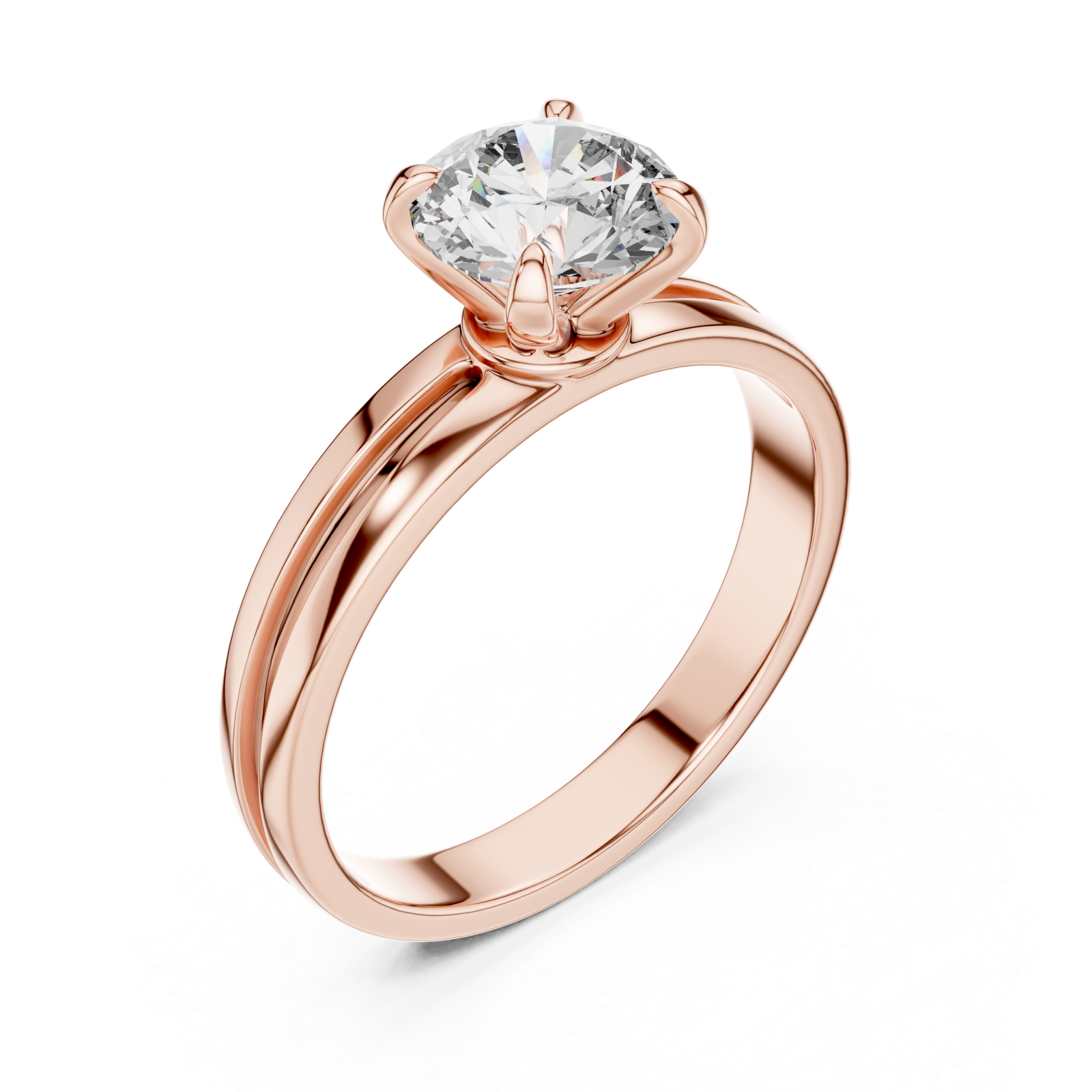 Rose Gold Celestial Embrace Statement Ring Right View