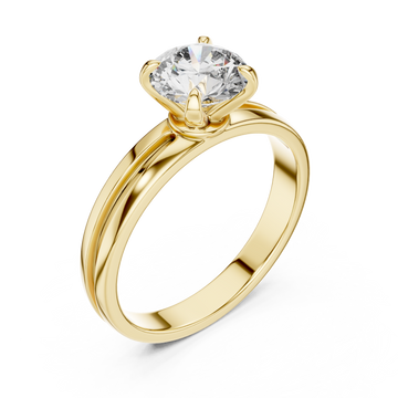Gold Celestial Embrace Statement Ring Right View