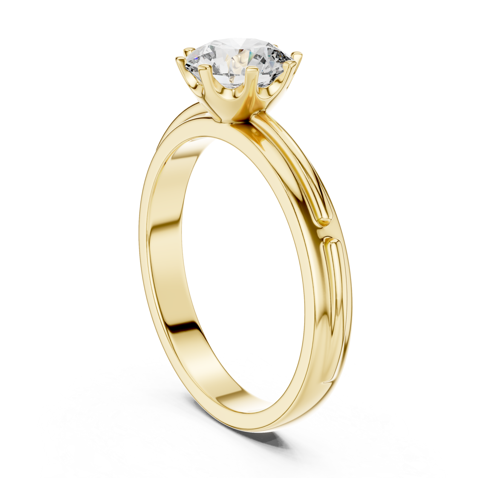  Gold Vintage Harmony Luxe Statement Ring Left View