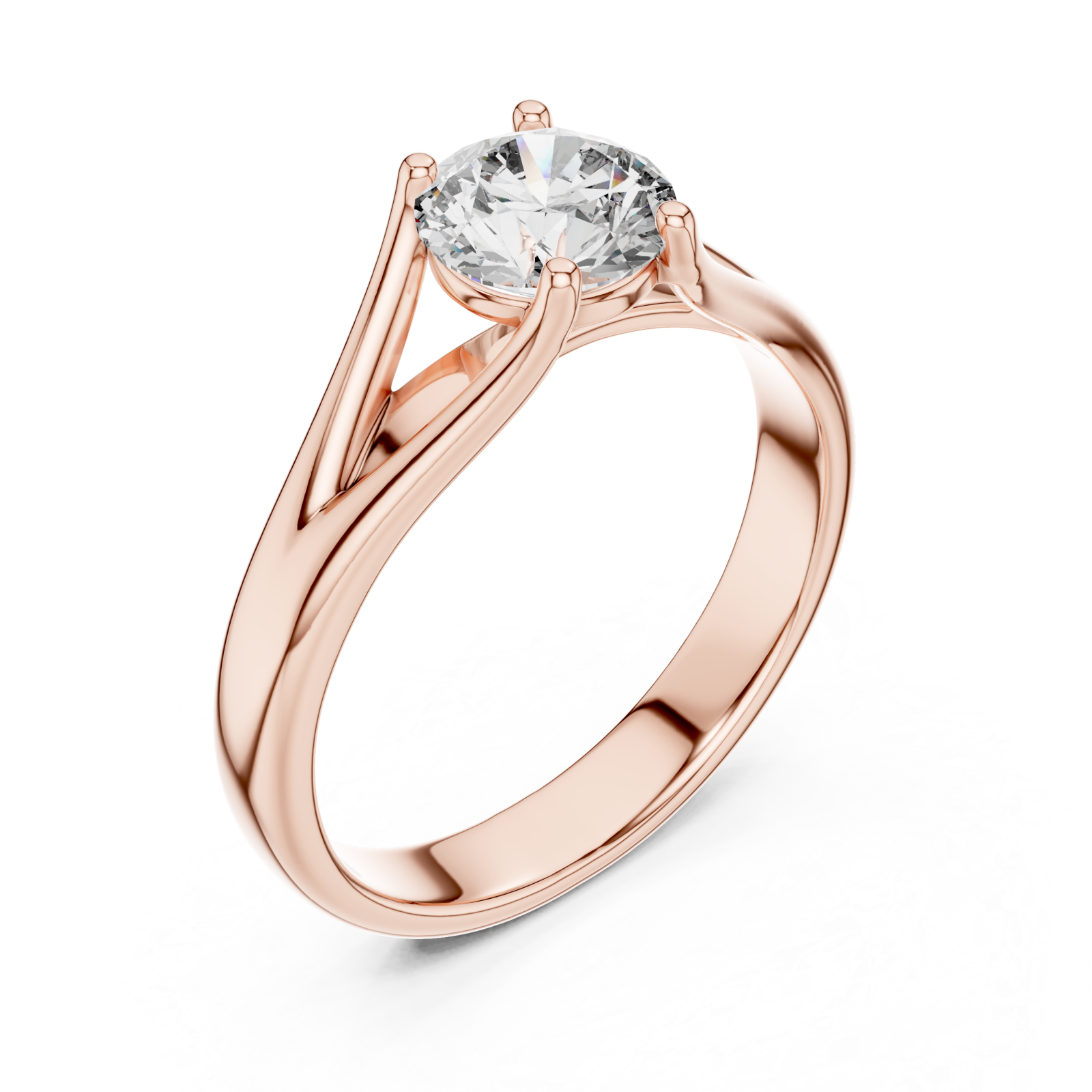  Rose Gold The Whispering Veil Band Right View