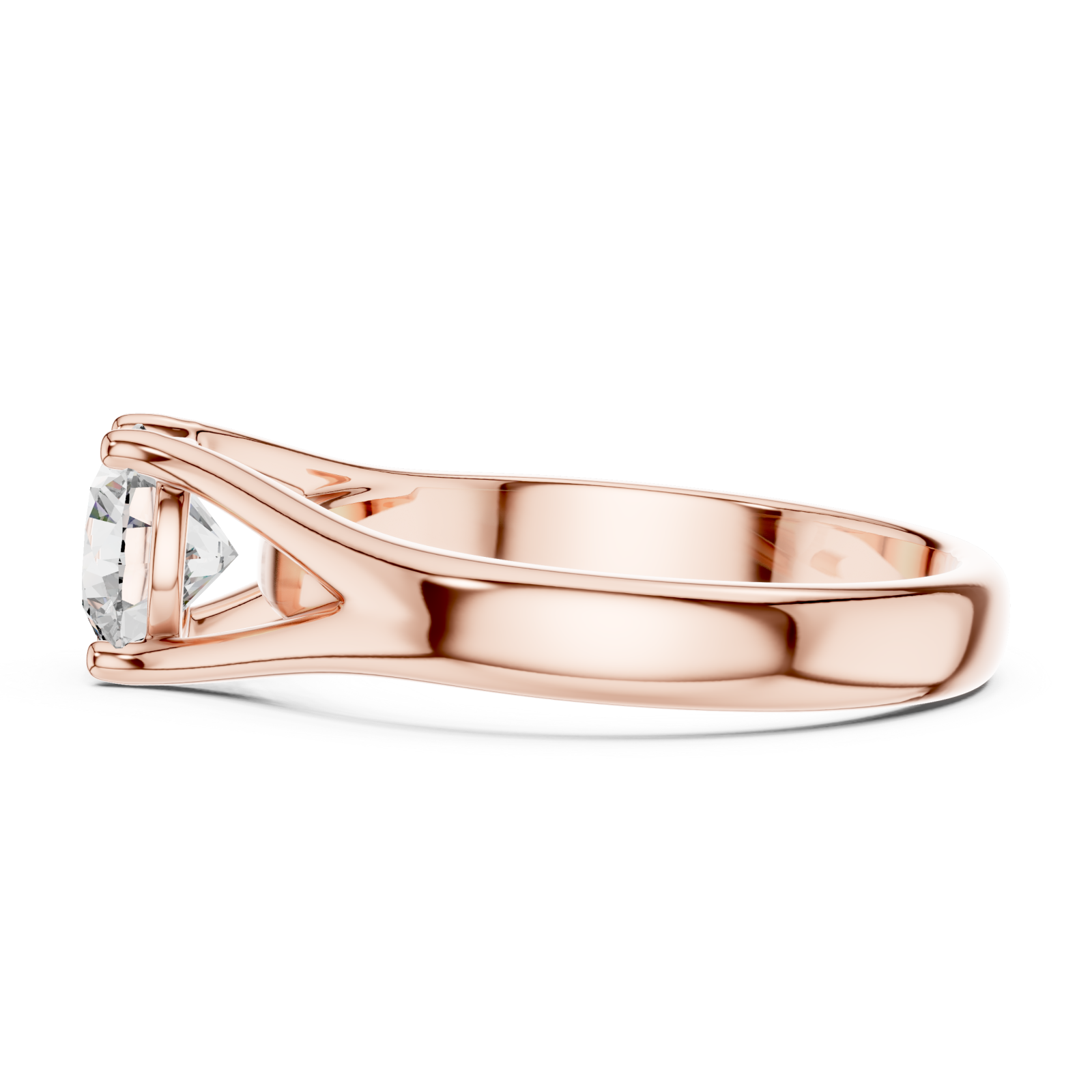  Rose Gold The Whispering Veil Band Side View
