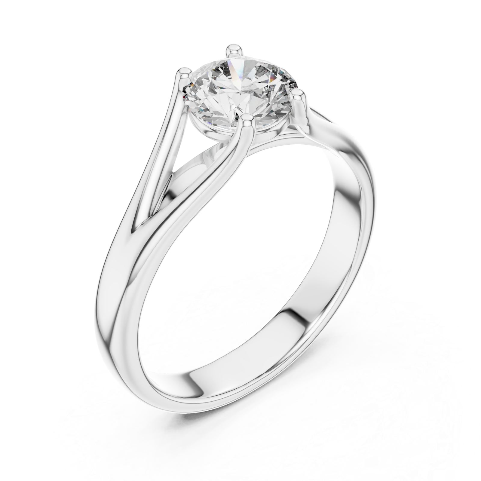  White Gold The Whispering Veil Band Right View