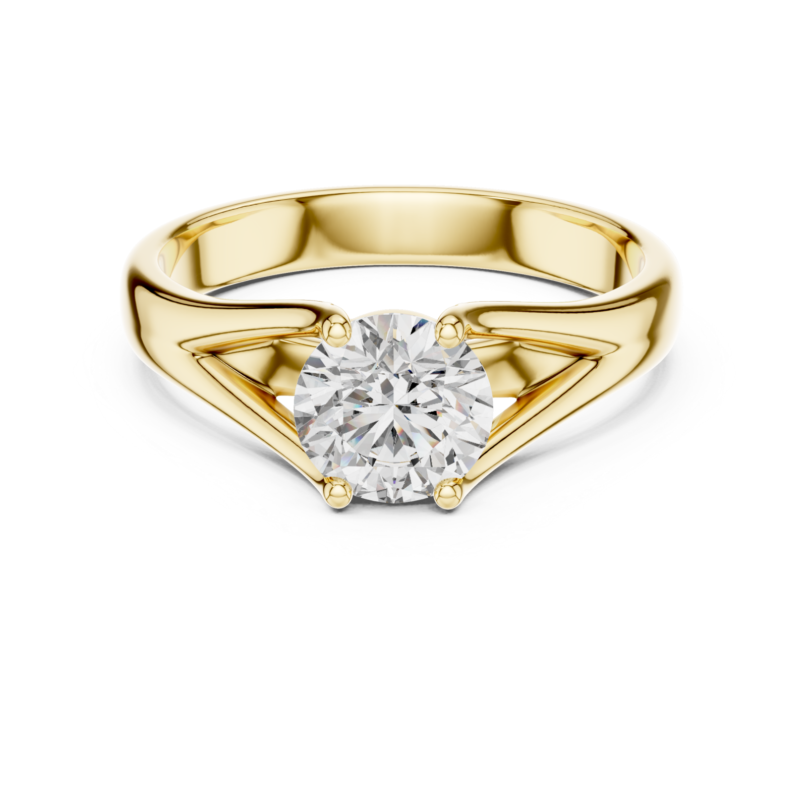  Gold The Whispering Veil Band Front View