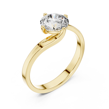 Gold Celestial Whisper Embrace Ring Right View