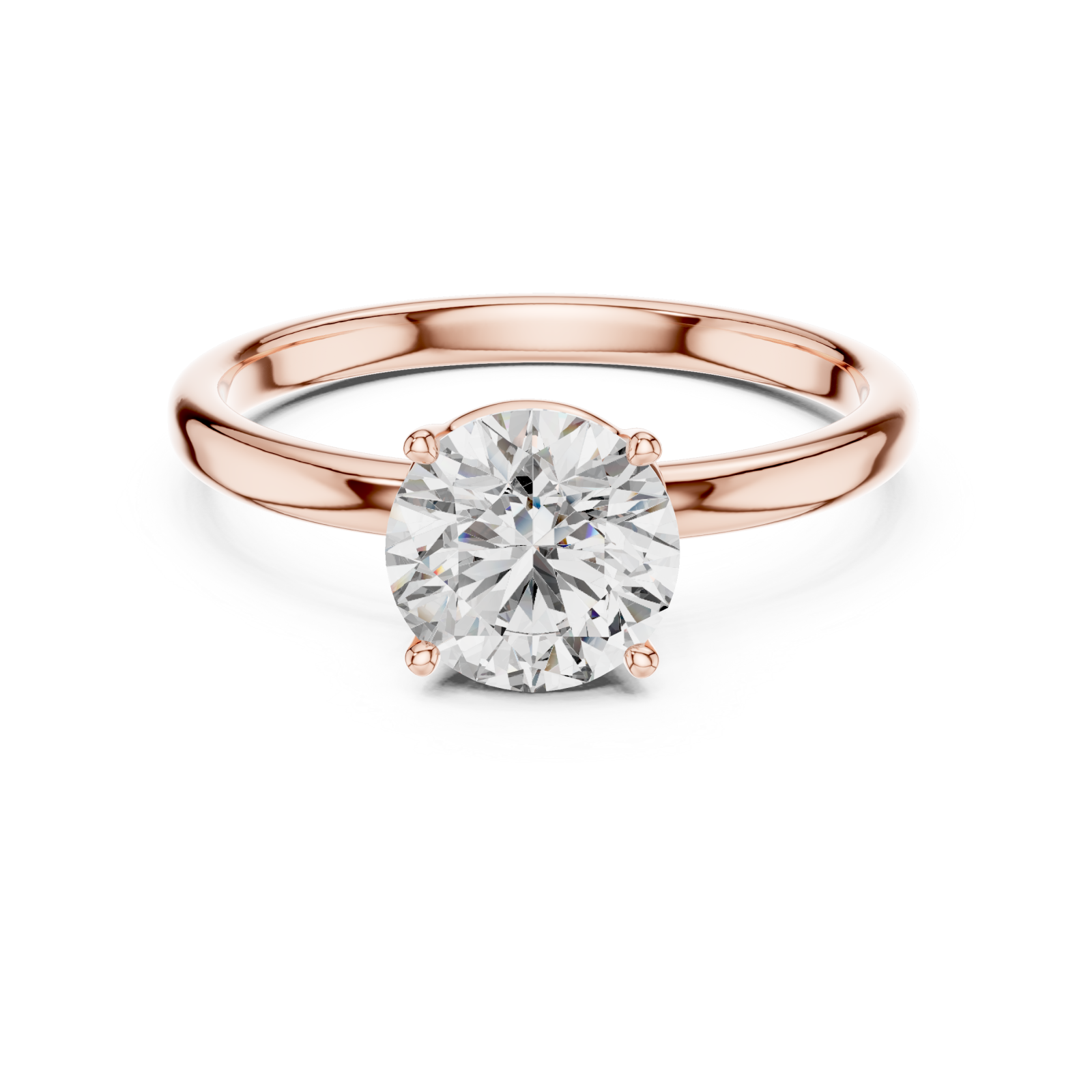  Rose Gold Pure Grace Adorned Circle Ensemble Front View