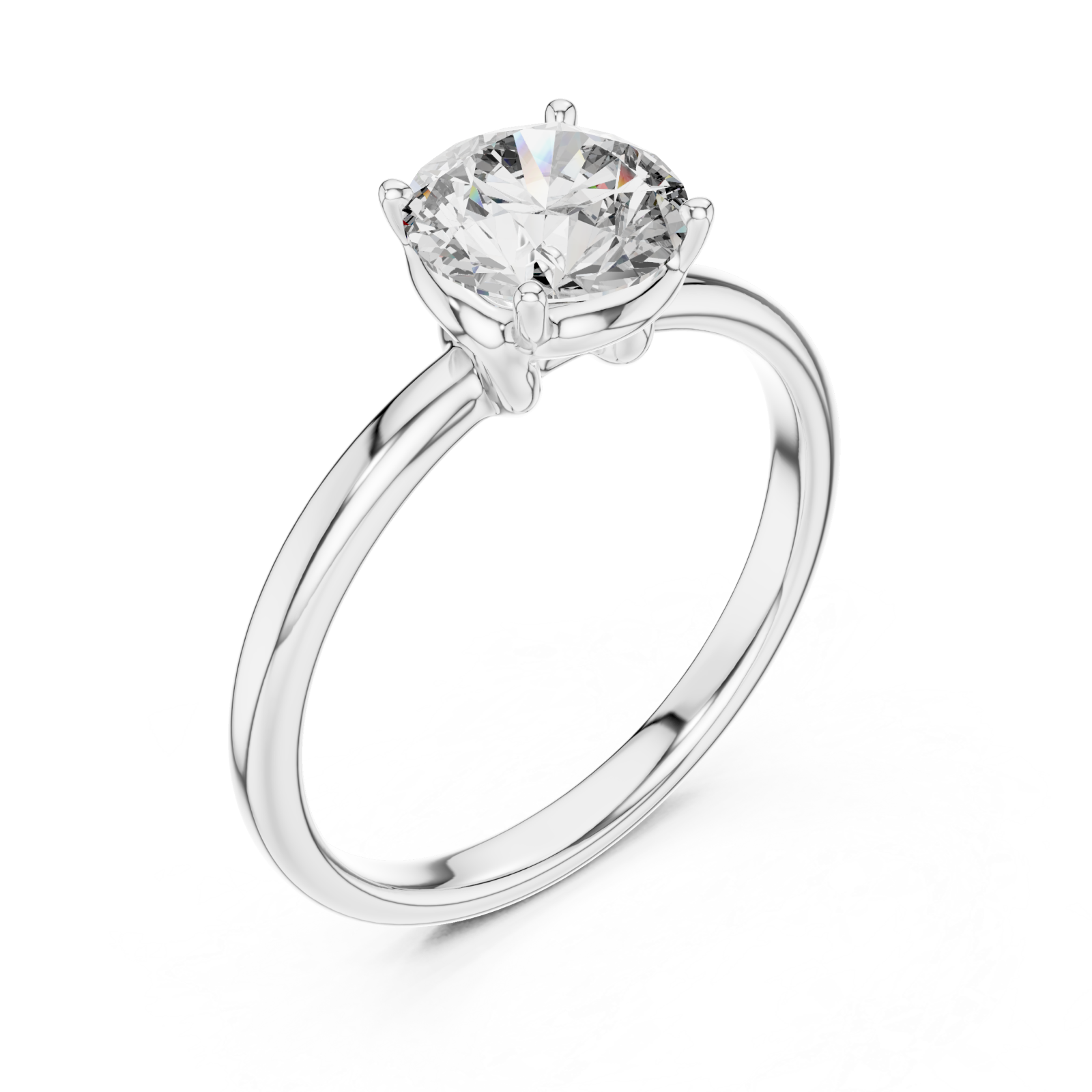  White Gold Pure Grace Adorned Circle Ensemble Right View