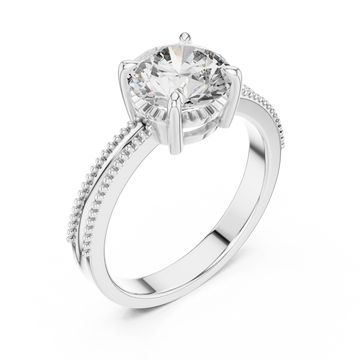  White Gold Radiant Grace Band Right View