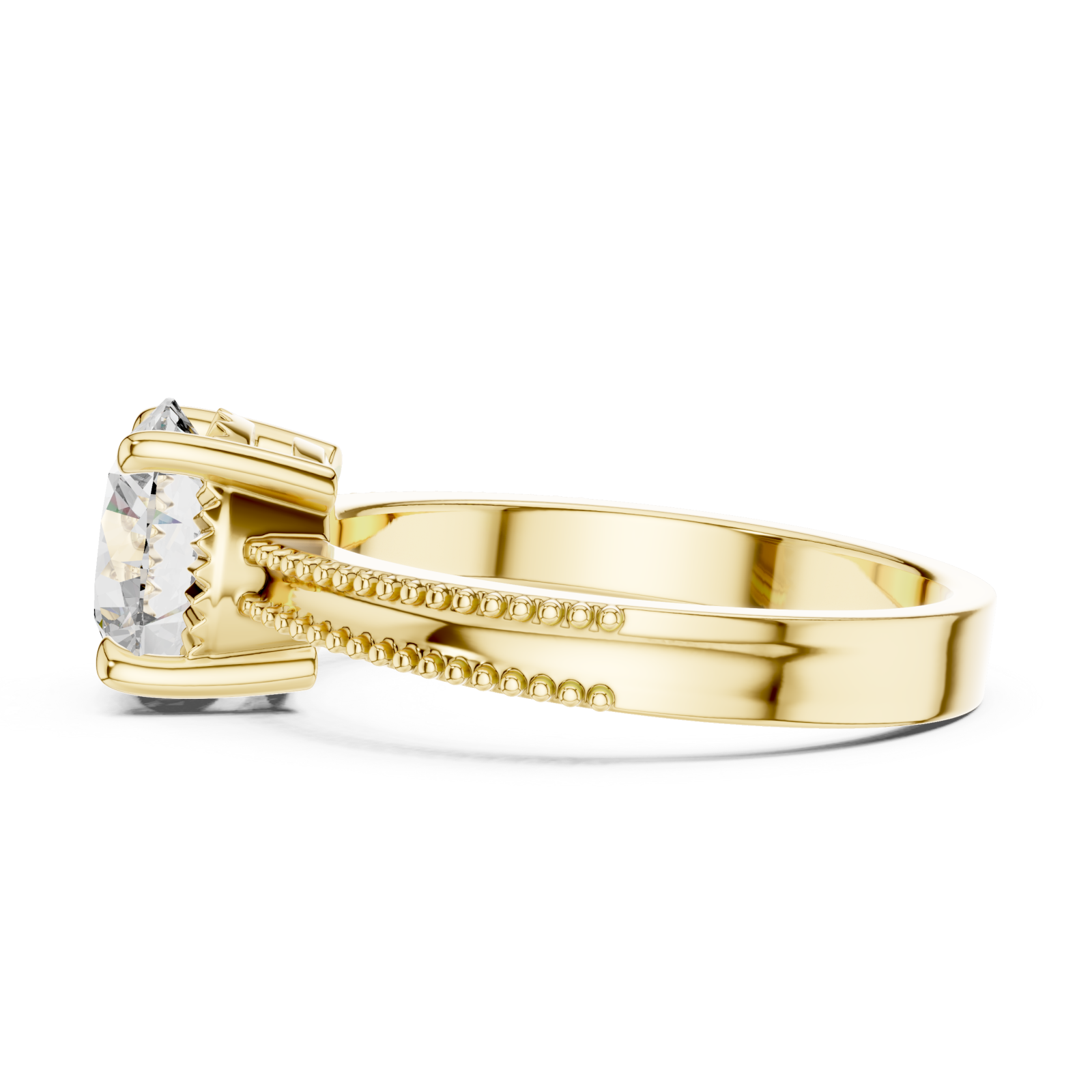  Gold Radiant Grace Band Side View