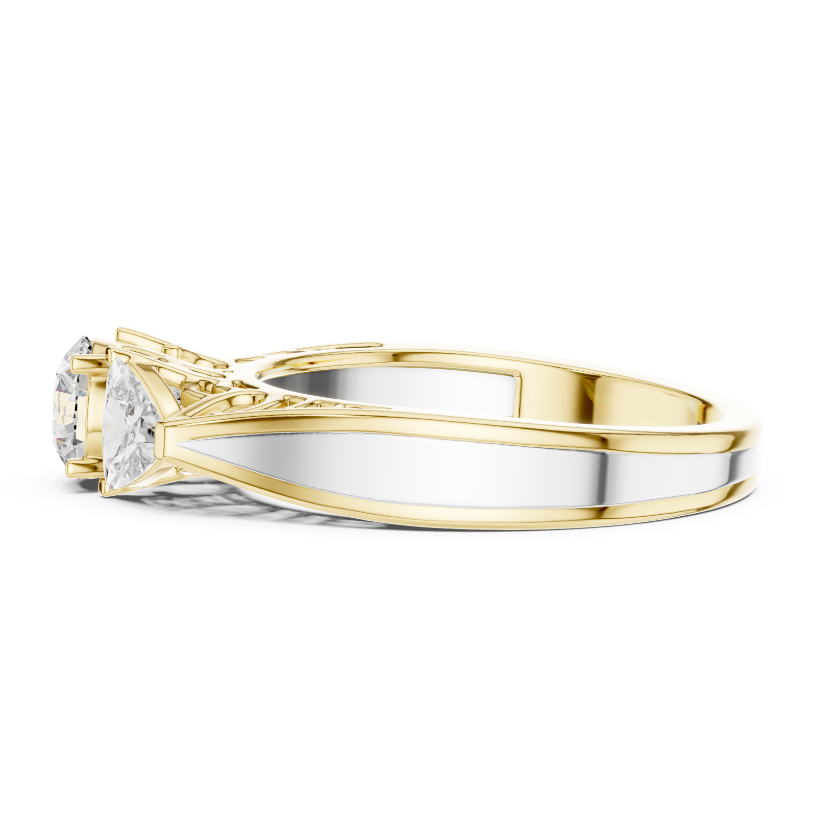  Gold Radiant Fusion Signature Band Side View