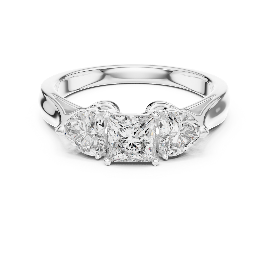  White Gold Eternal Harmony Contour Revelation Ring Right View