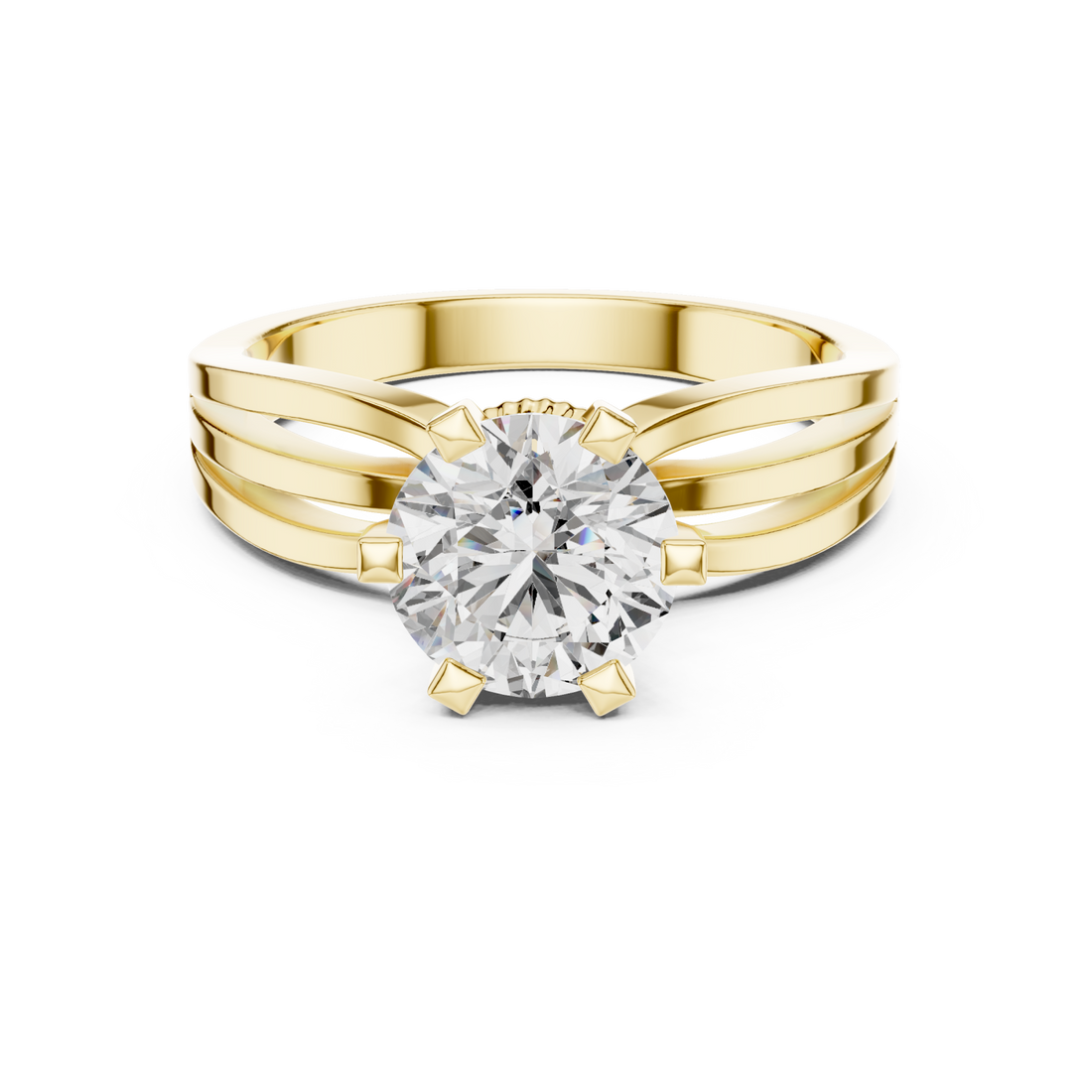 Gold Midnight Cascade Flow Ring Right View