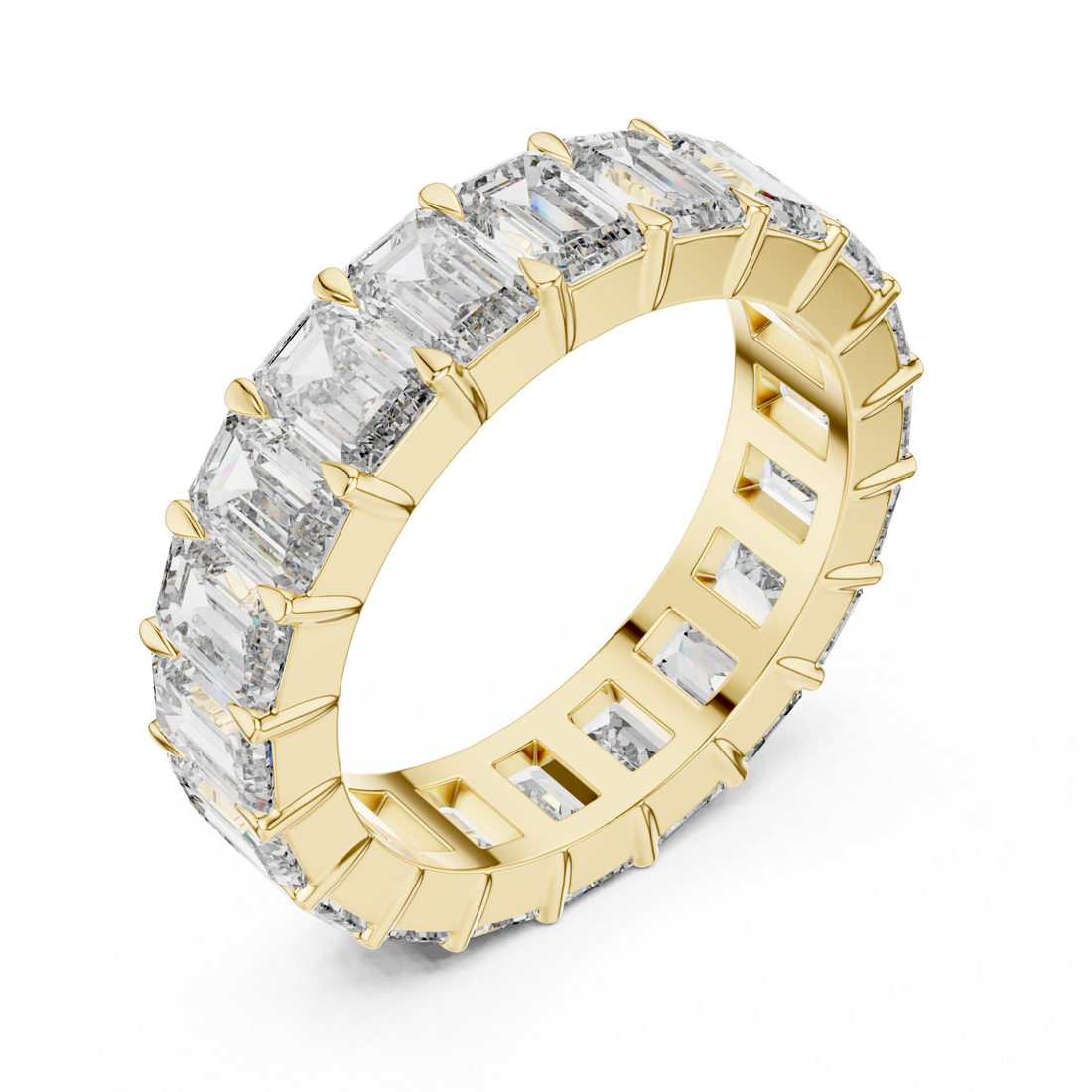 Gold Grandeur Clarity Prism Celebration Ring Right View