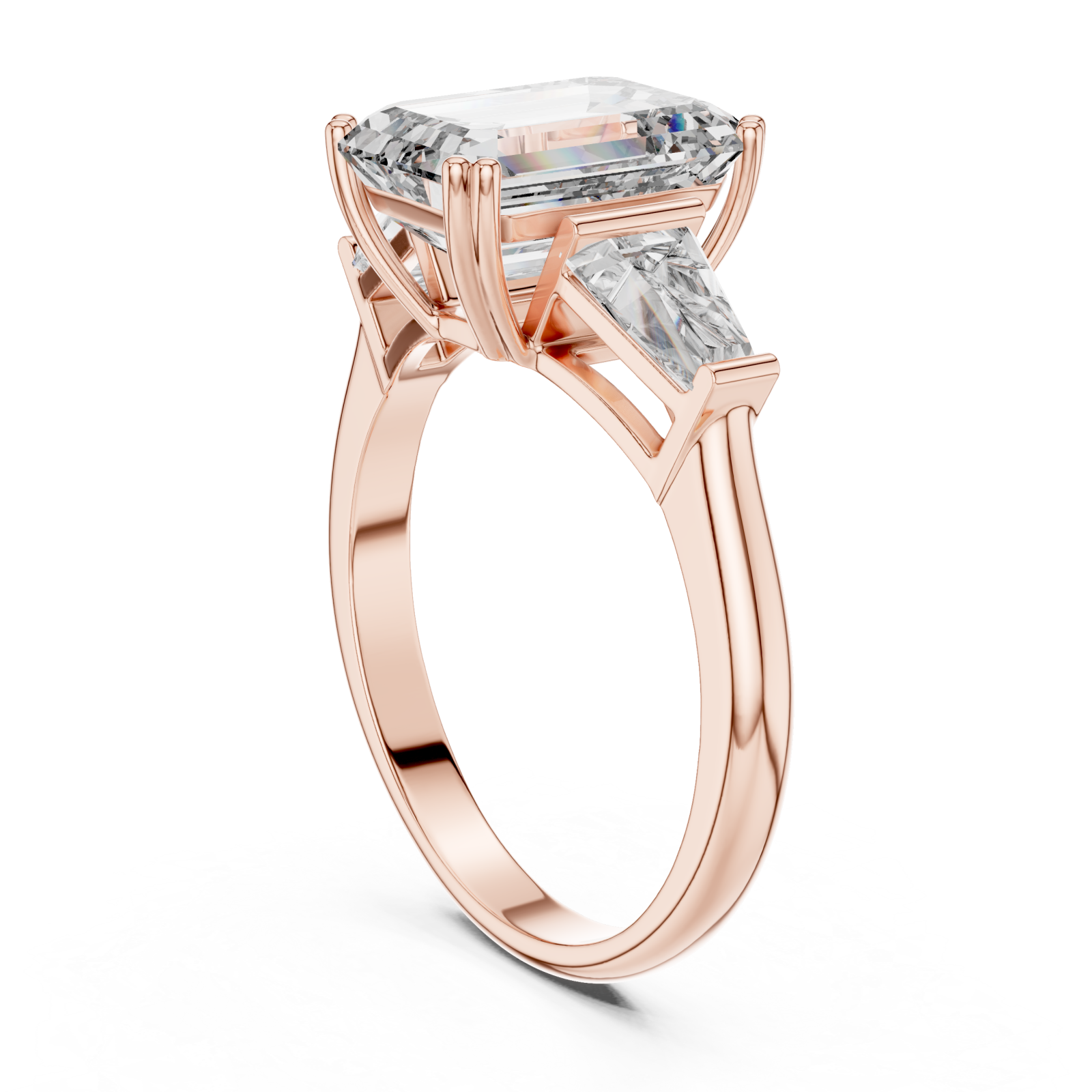  Rose Gold Blessed Aurora of Unity Classic Ring Left View