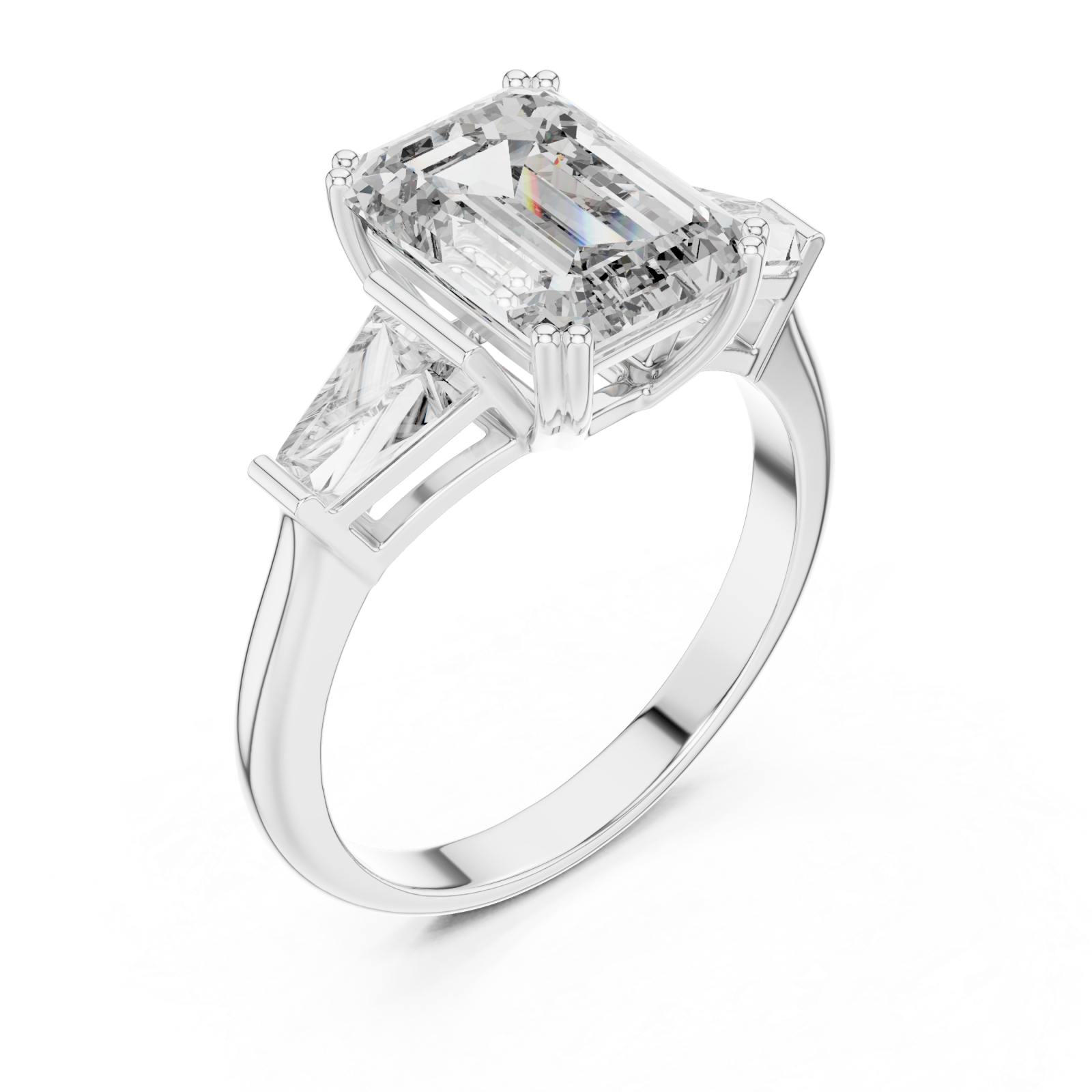  White Gold Blessed Aurora of Unity Classic Ring Right View