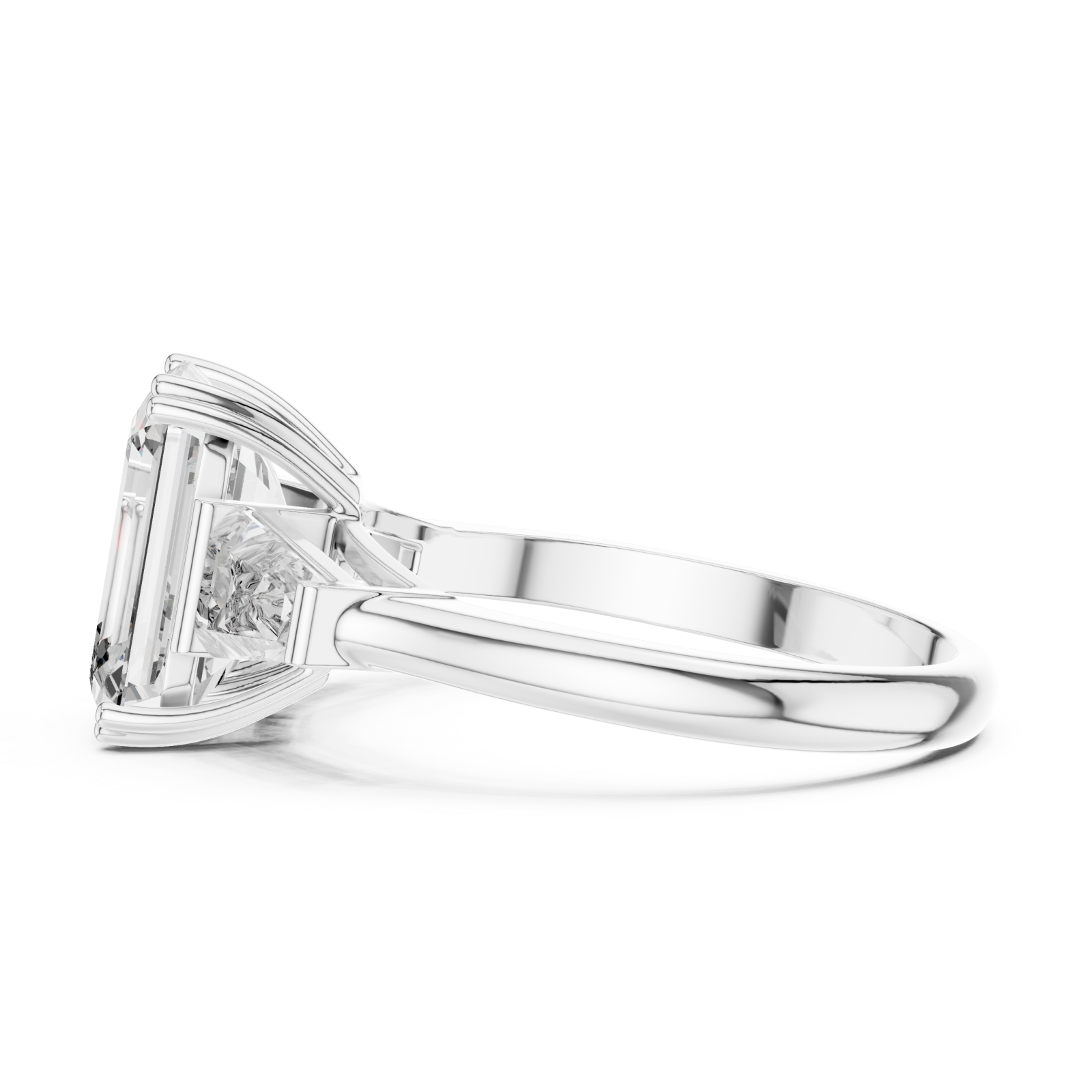  White Gold Blessed Aurora of Unity Classic Ring Side View