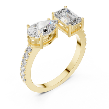 Gold Radiance Pathway Ring Right View