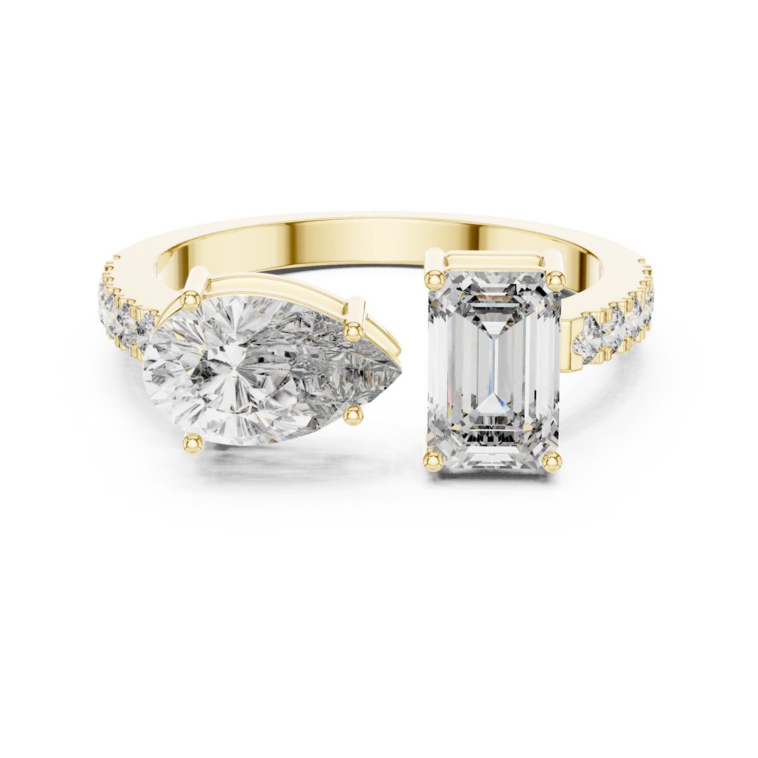 Gold Radiance Pathway Ring Right View
