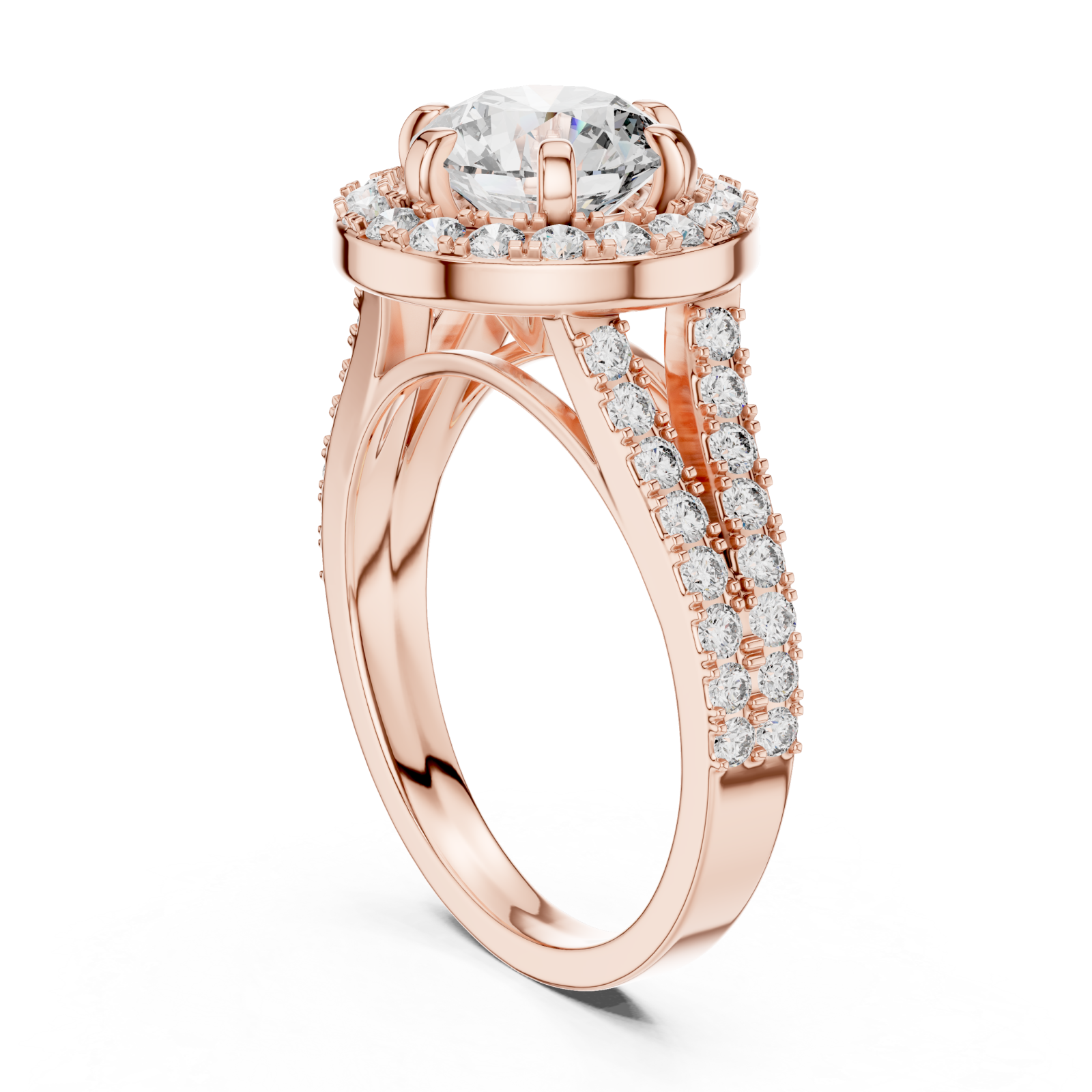  Rose Gold Classic Glow Graceful Cocktail Left View