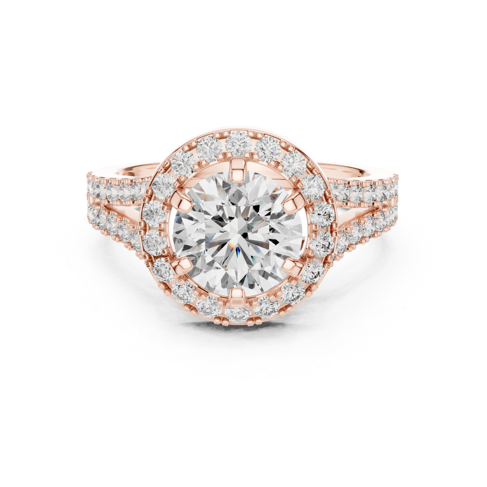 Rose Gold Classic Glow Graceful Cocktail Front View