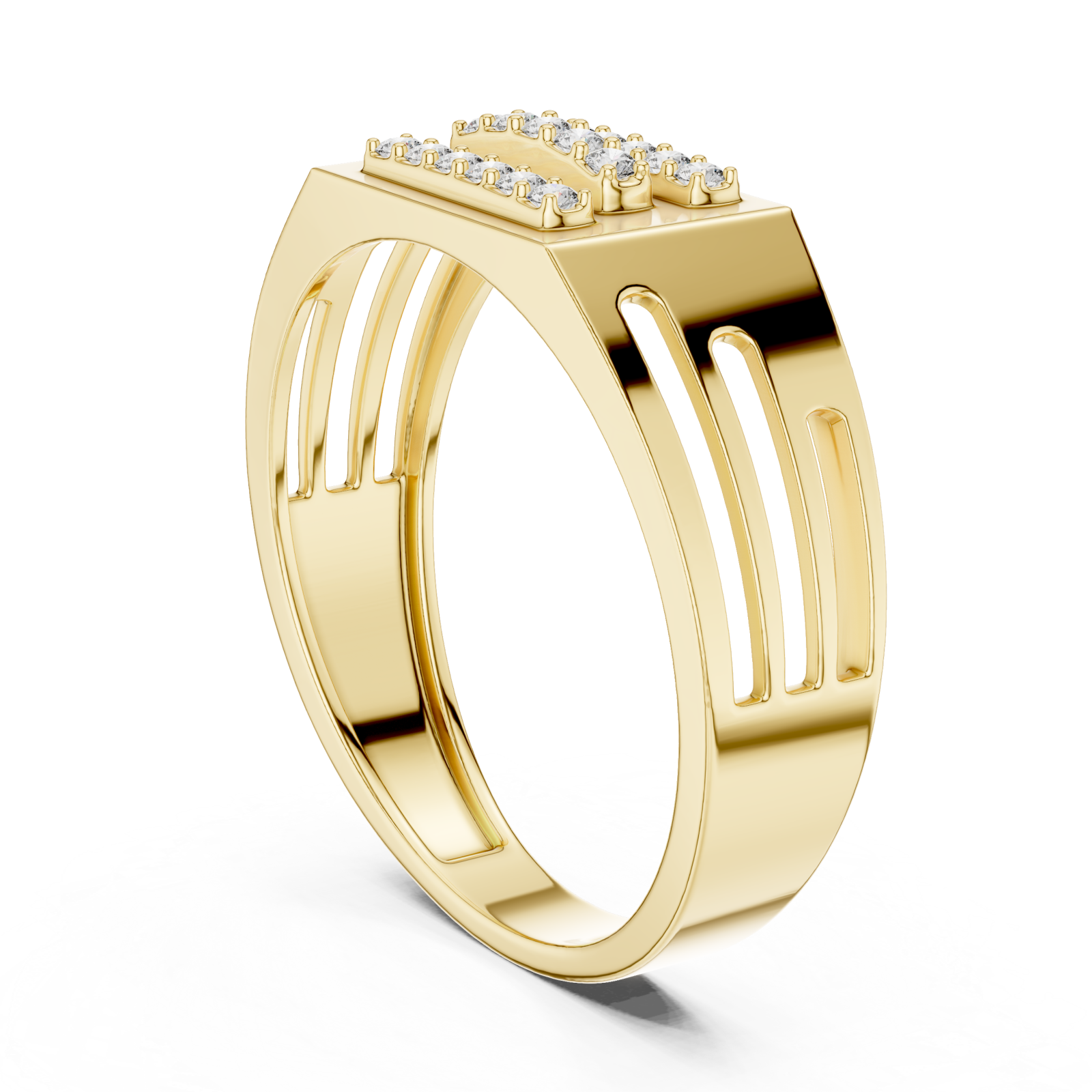  Gold Twilight Pathway Artistry Band Ring Left View