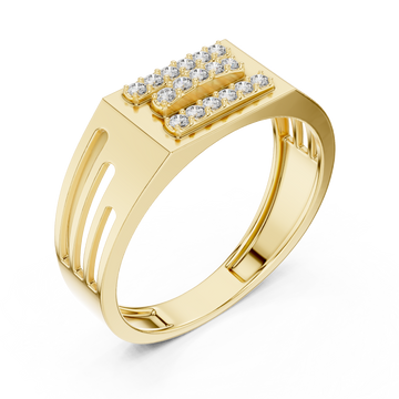 Gold Twilight Pathway Artistry Band Ring Right View