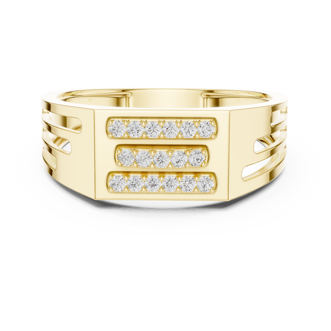 Gold Twilight Pathway Artistry Band Ring Right View
