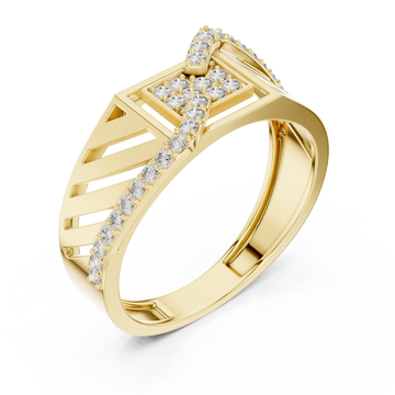 Gold Opulent Arcadian Vibe Statement Band Right View