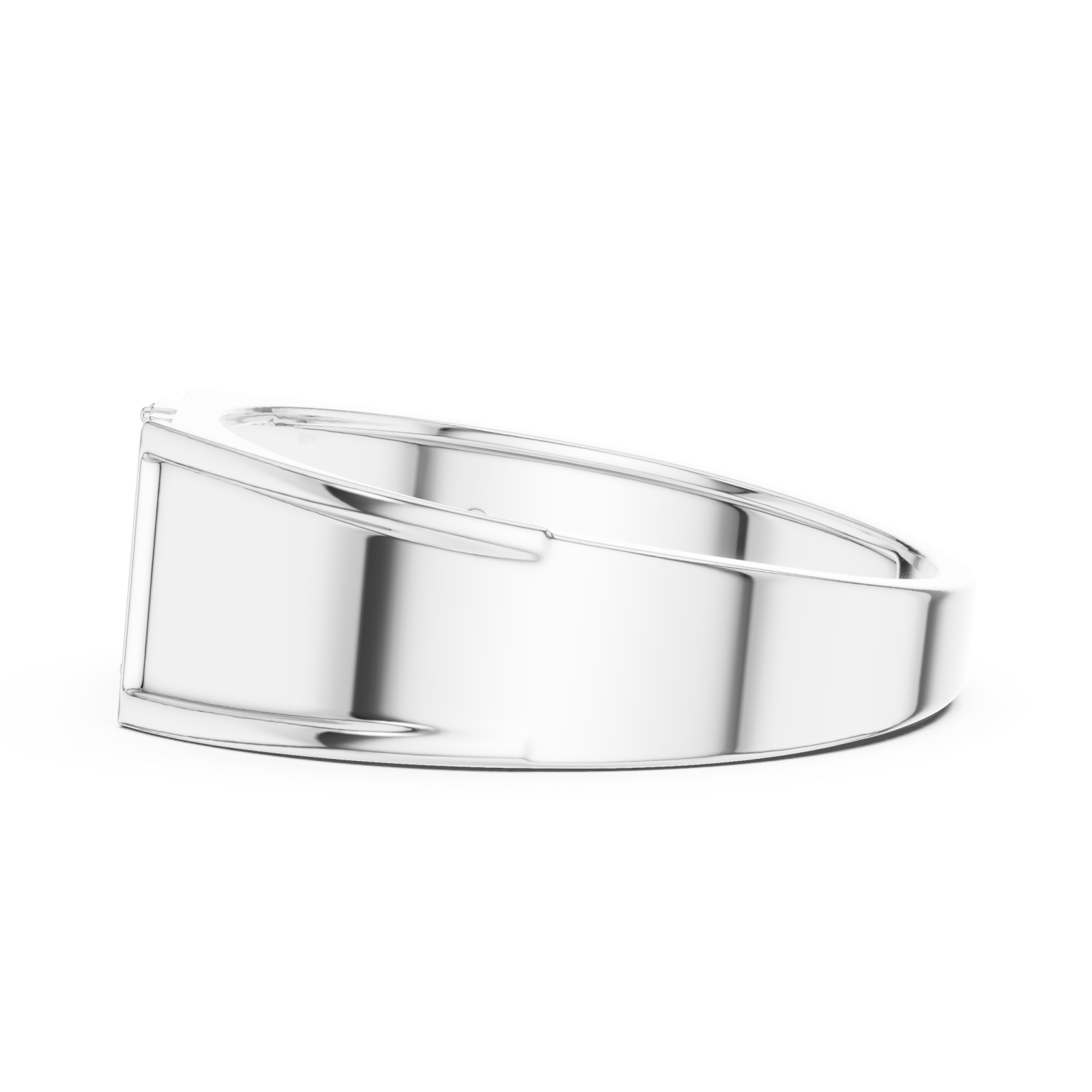  White Gold Celestial Bliss Signature Ring Side View