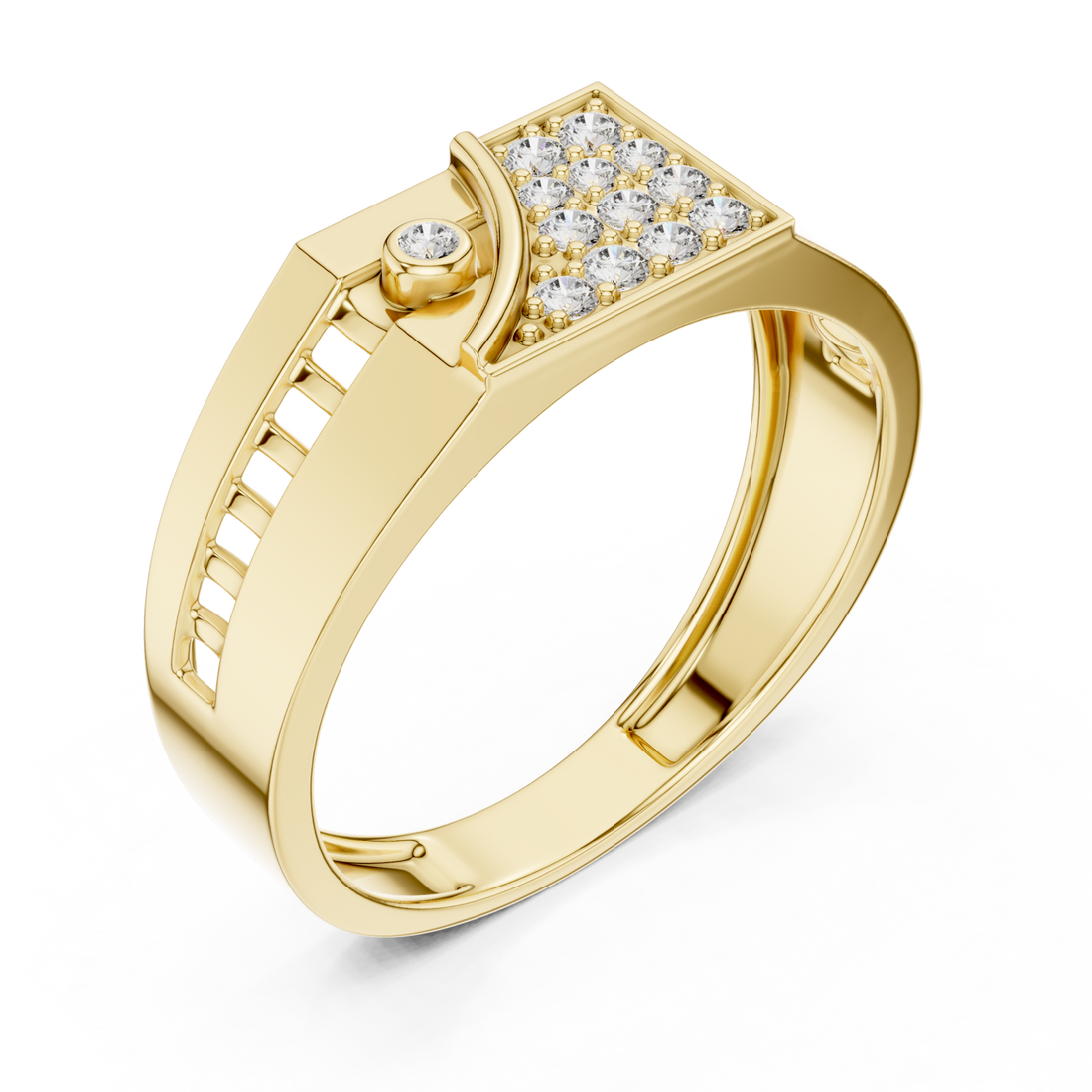 Gold Horizon Window Signature Statement Band Right View