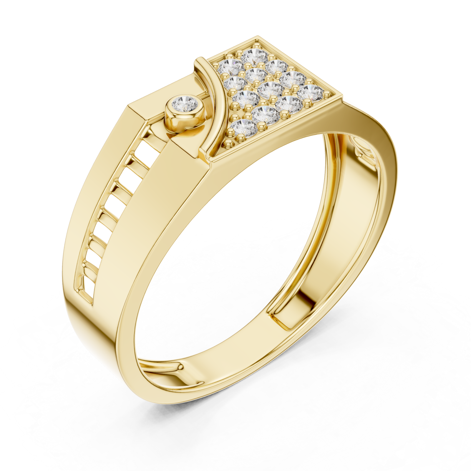 Gold Horizon Window Signature Statement Band Right View