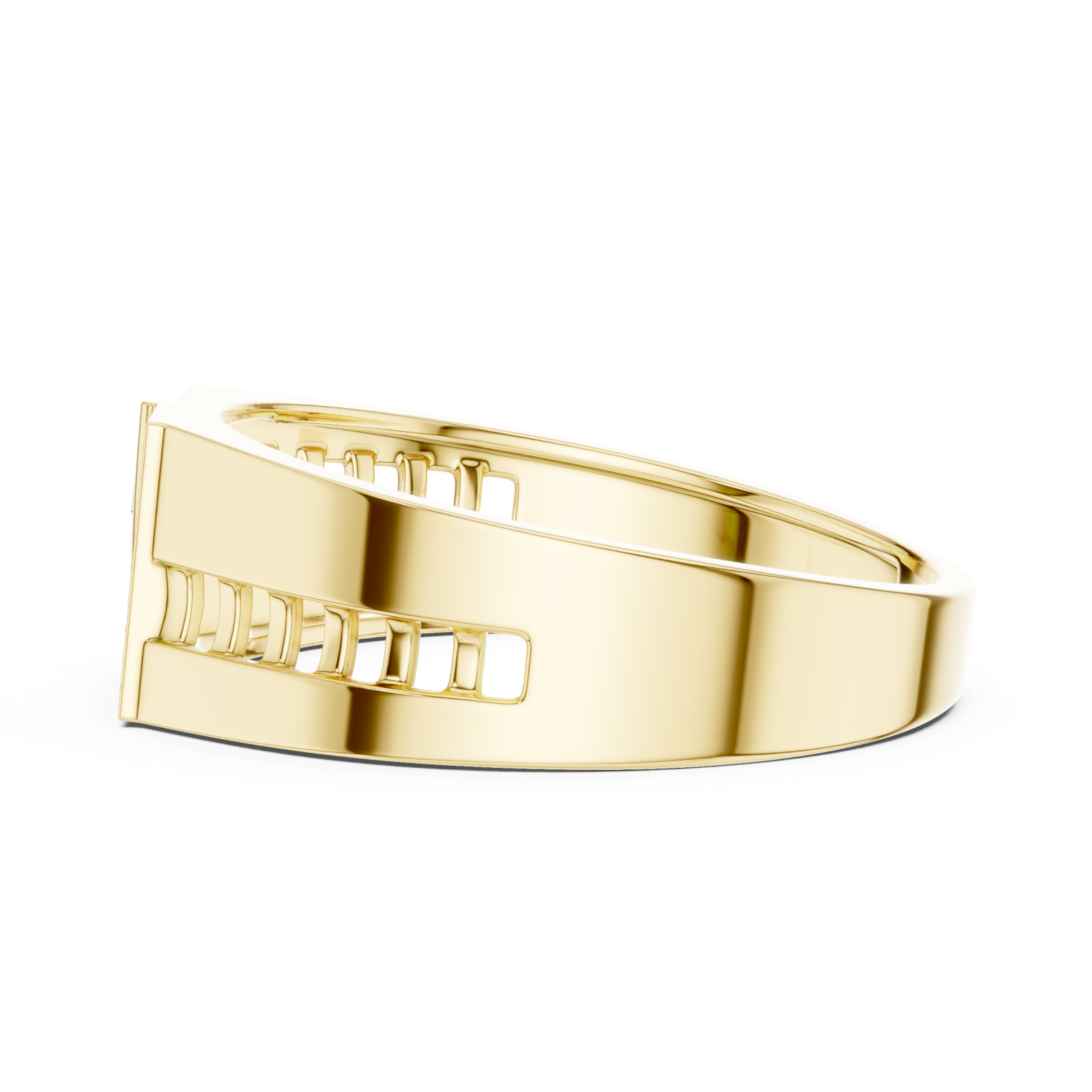  Gold Horizon Window Signature Statement Band Side View