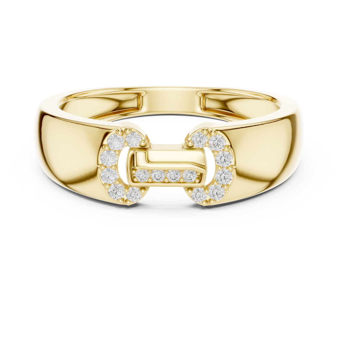 Gold Gentle Echo Modern Band Right View