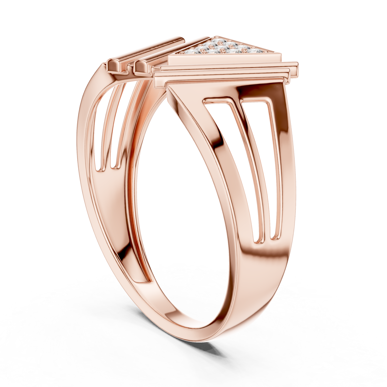  Rose Gold Eclipse Mirage Signature Band Left View