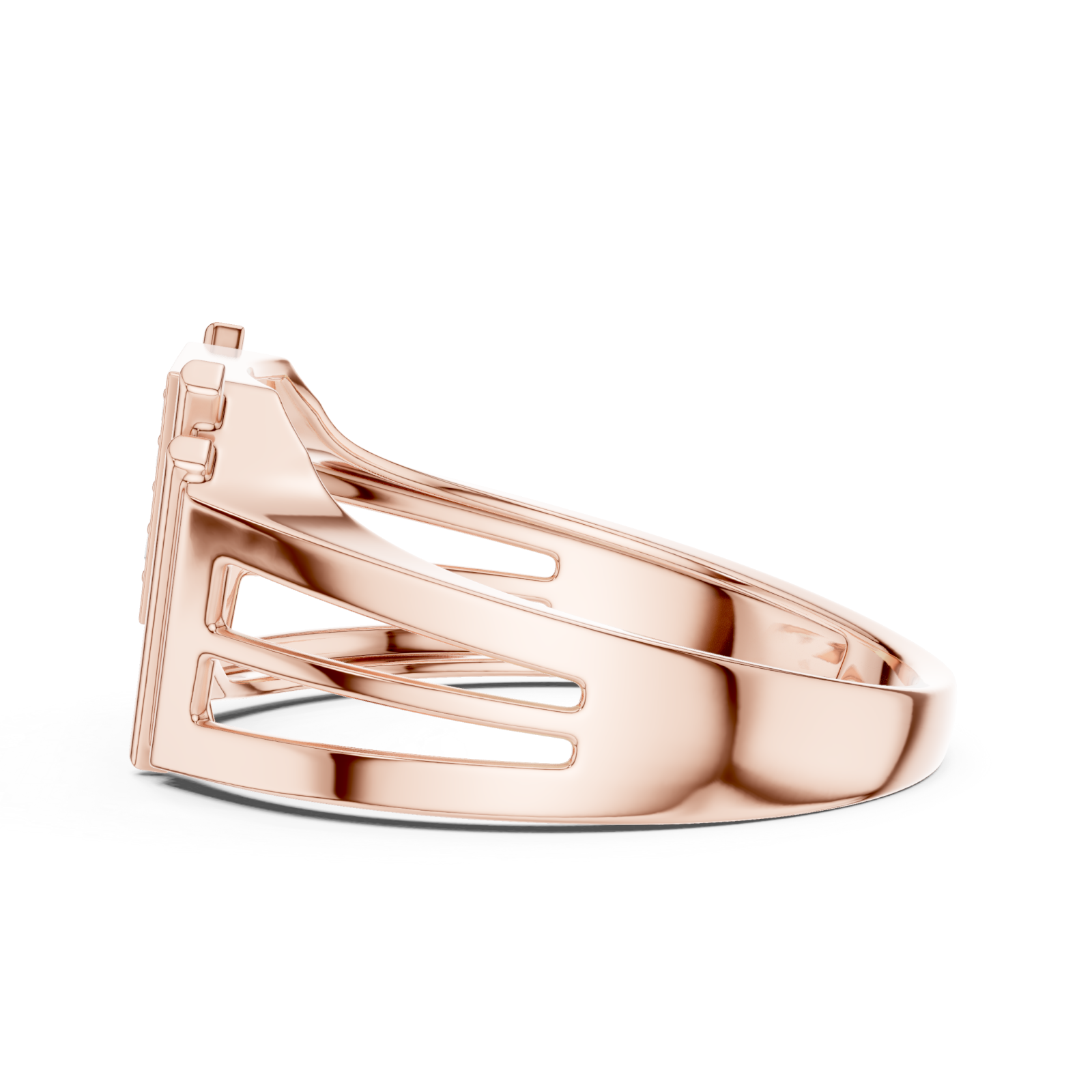  Rose Gold Eclipse Mirage Signature Band Side View