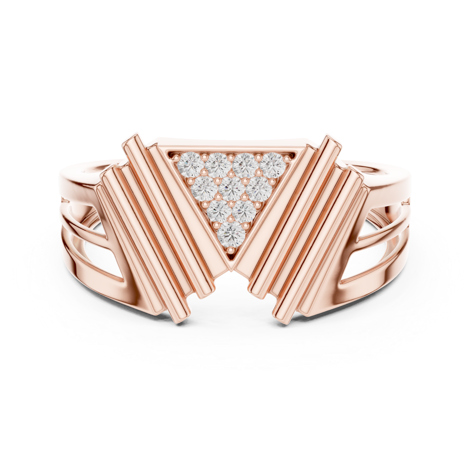  Rose Gold Eclipse Mirage Signature Band Front View