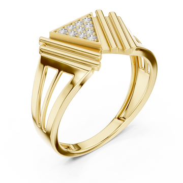 Gold Eclipse Mirage Signature Band Right View
