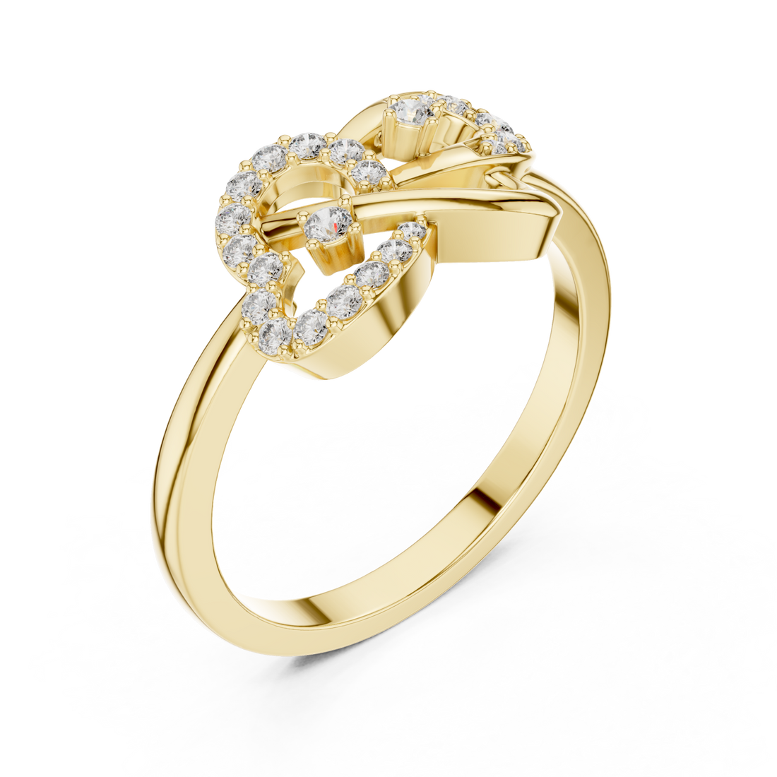 Gold Eternal Muse Elegance Harmony Ring Right View