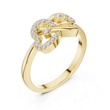 Gold Eternal Muse Elegance Harmony Ring Right View