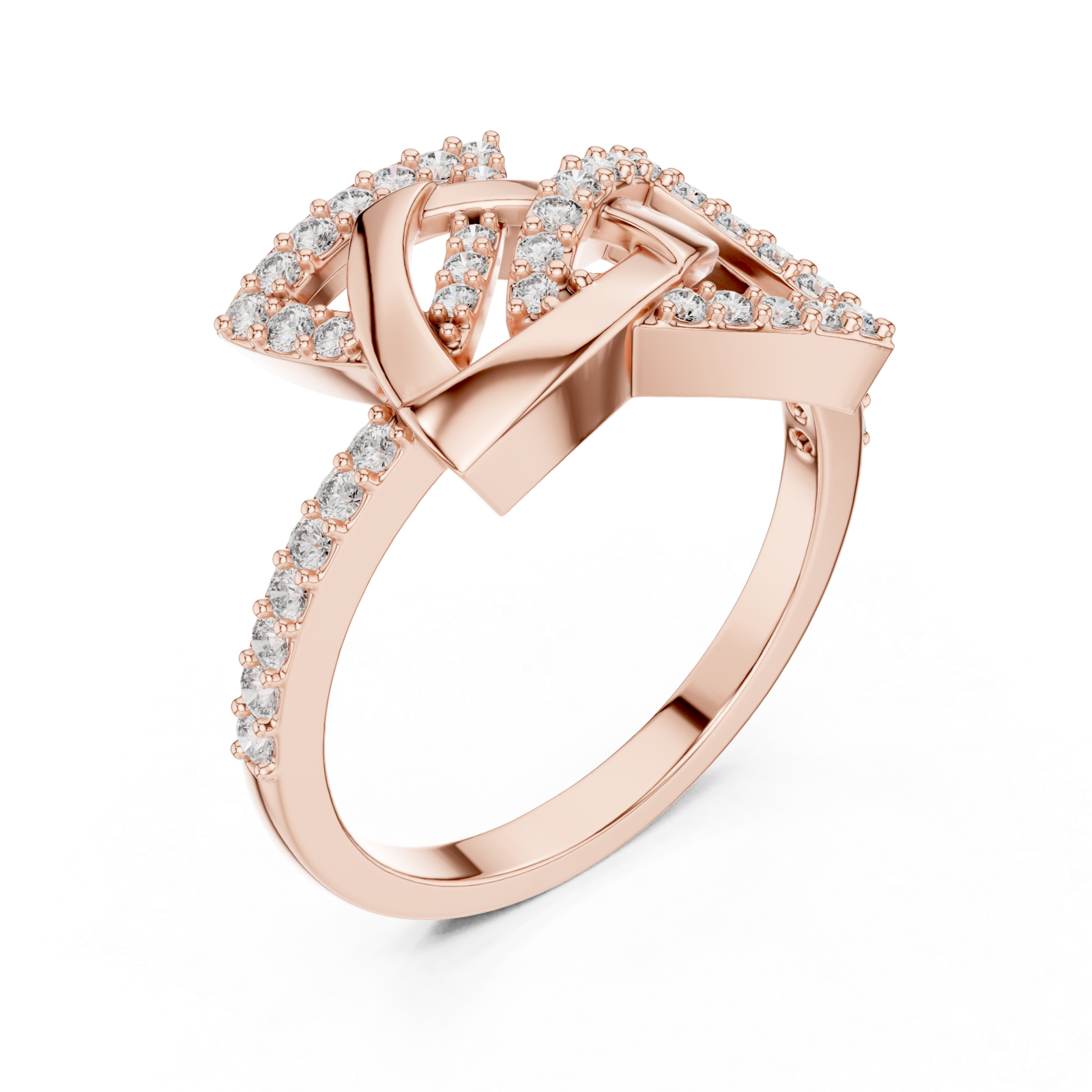  Rose Gold Whispering Petal Ascent Right View