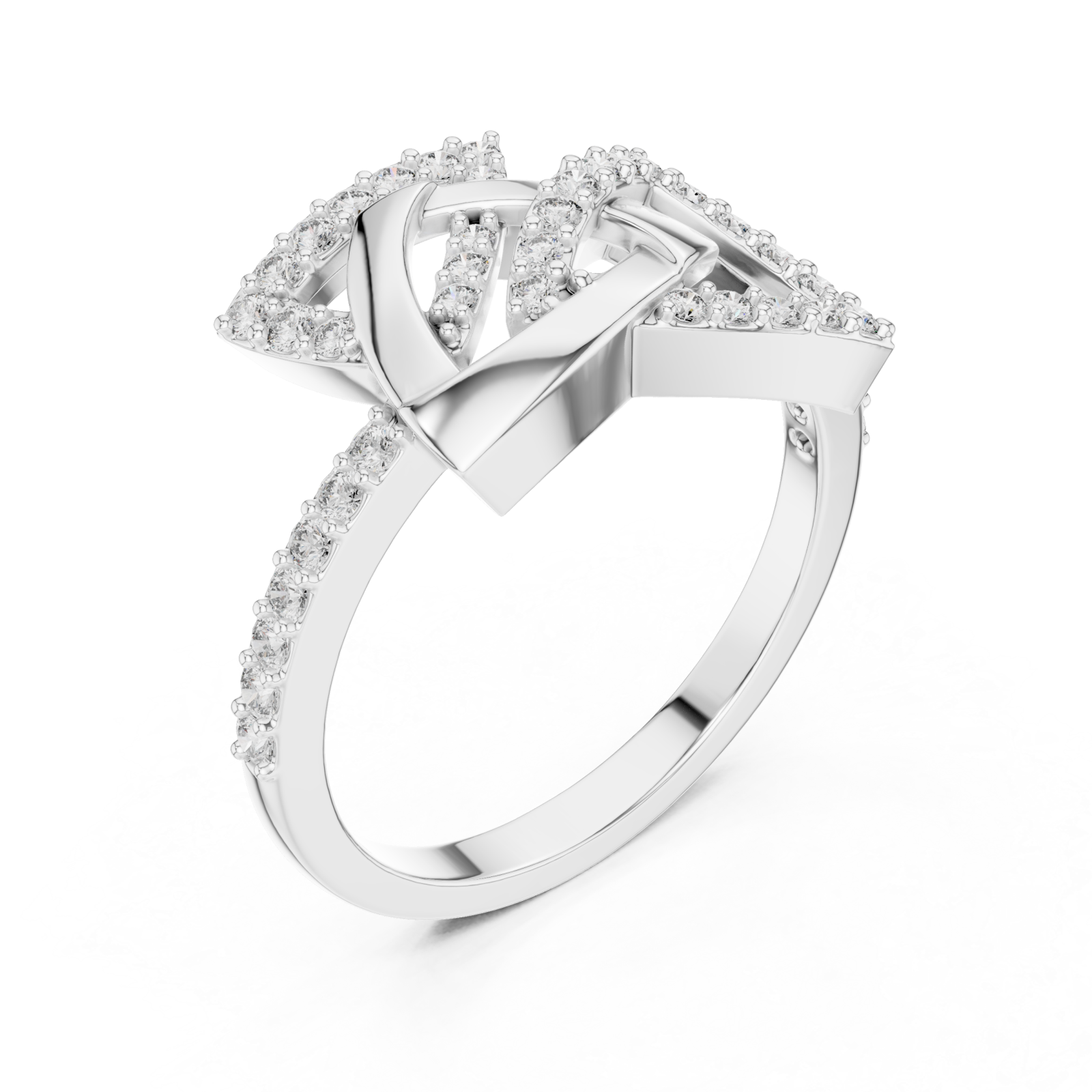  White Gold Whispering Petal Ascent Right View