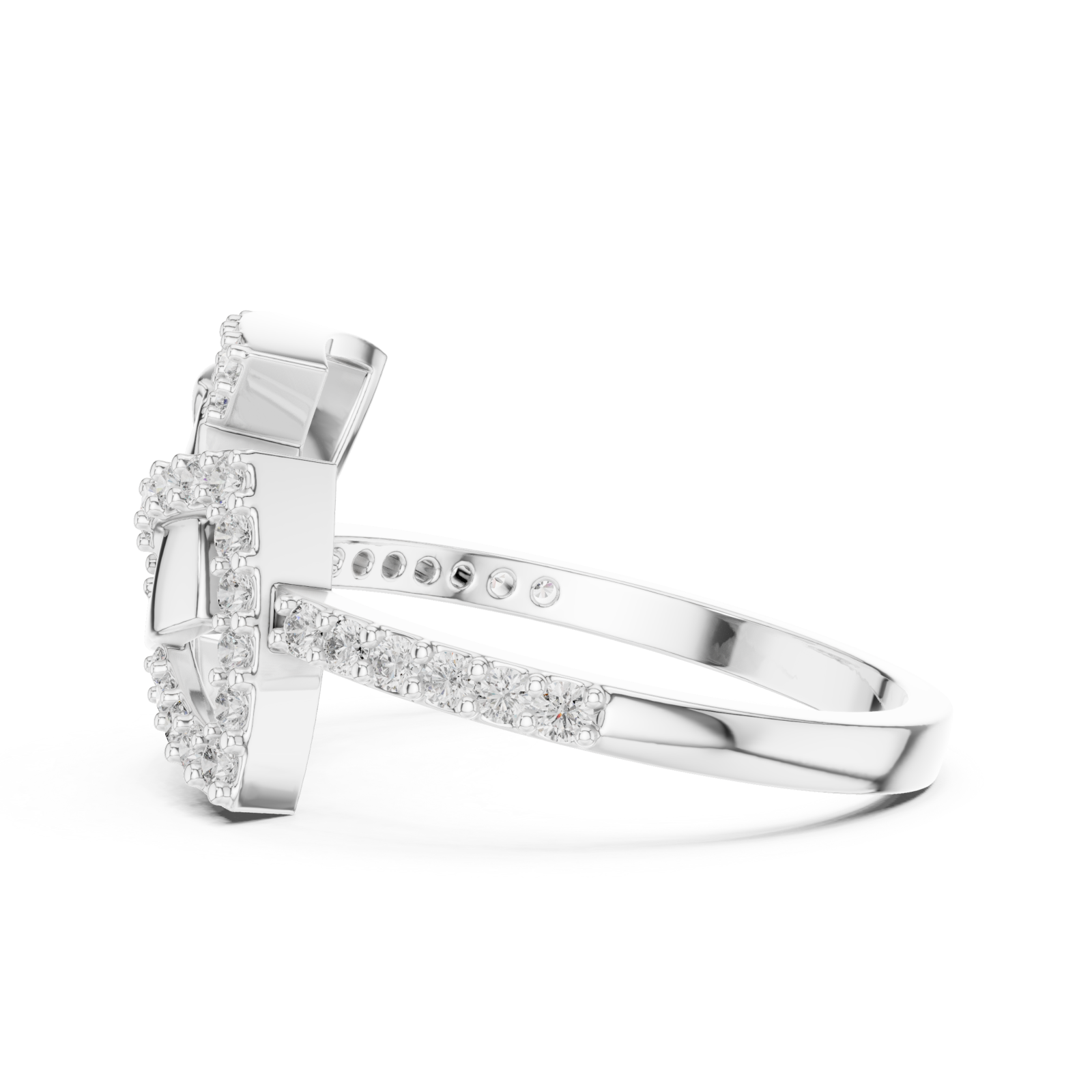  White Gold Whispering Petal Ascent Side View