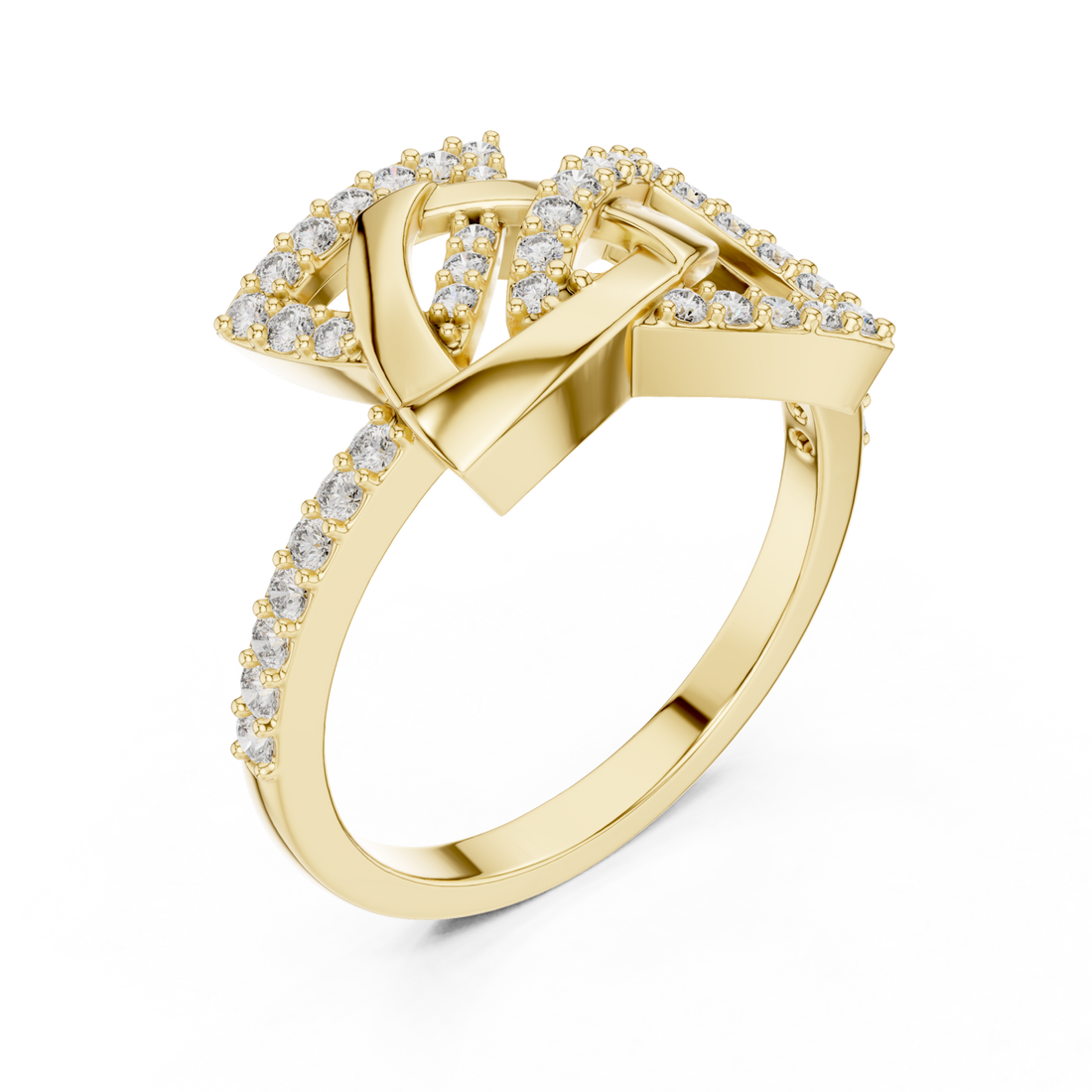 Gold Whispering Petal Ascent Right View
