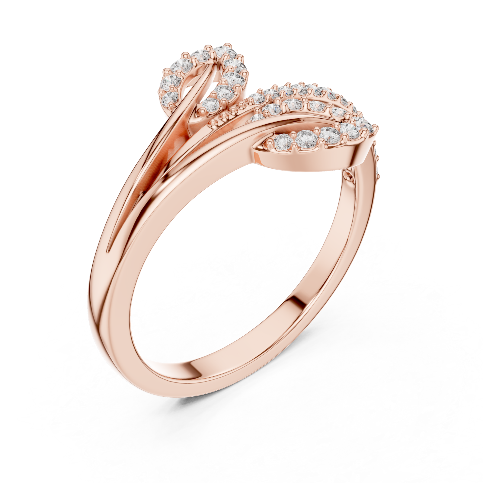  Rose Gold Eternal Loop Embrace Right View