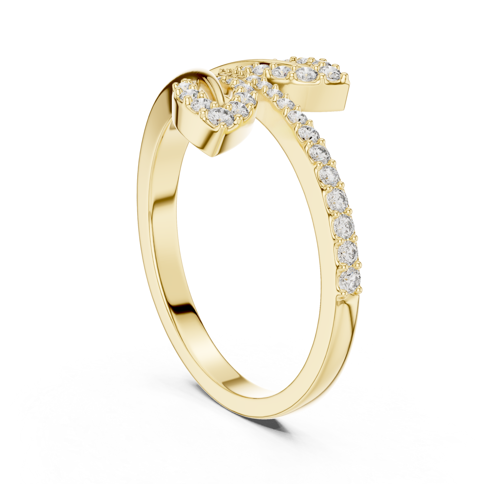  Gold Eternal Loop Embrace Left View