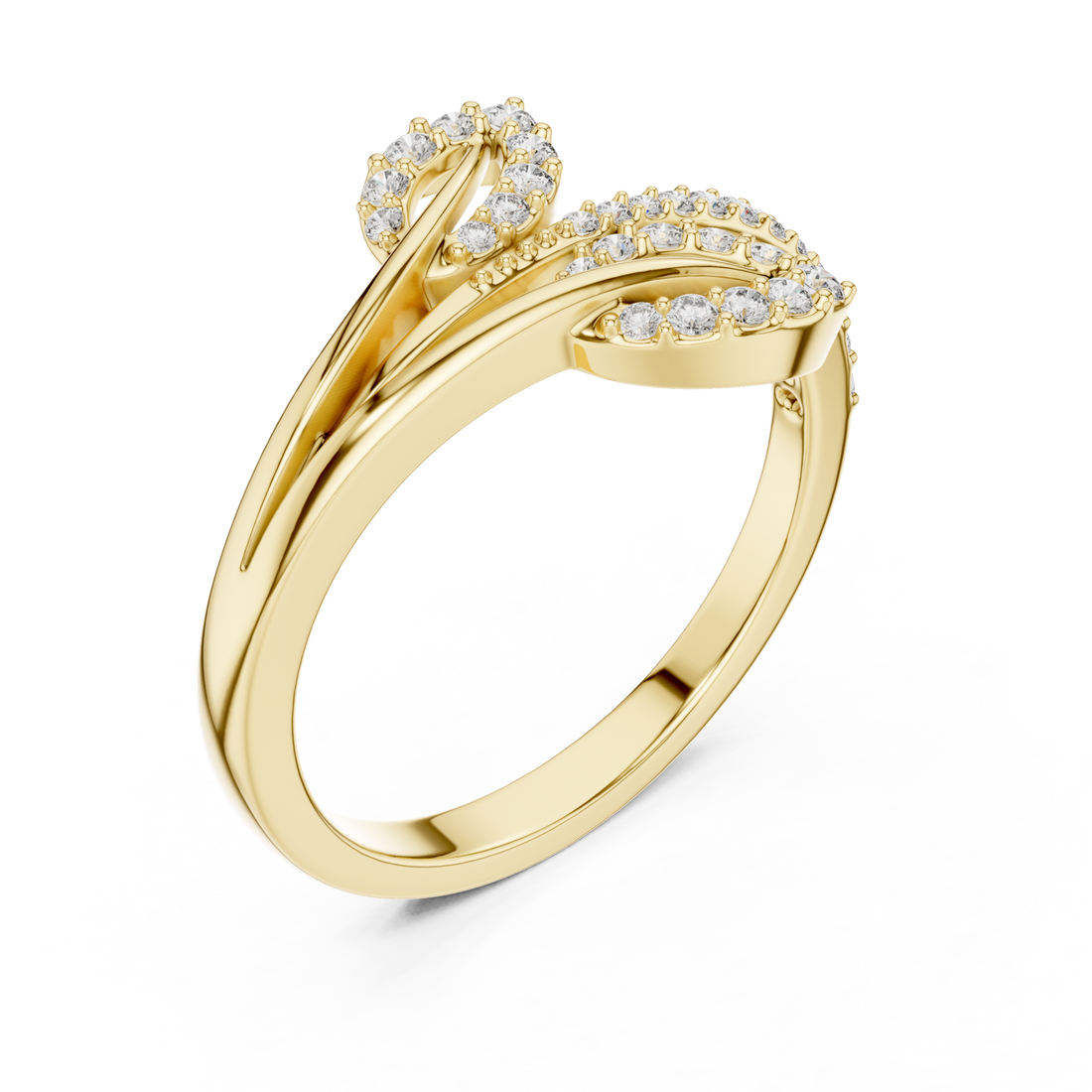Gold Eternal Loop Embrace Right View