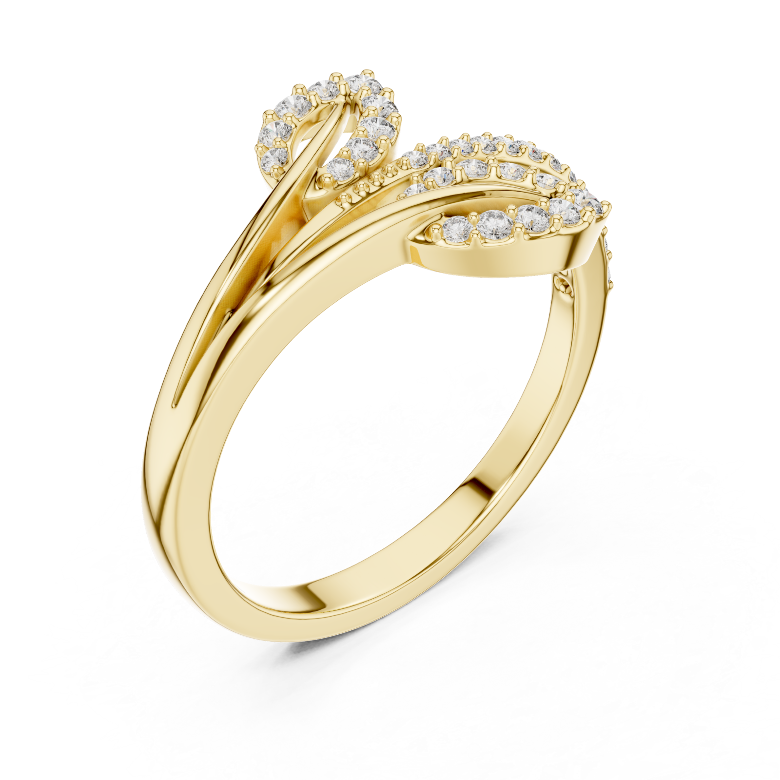 Gold Eternal Loop Embrace Right View